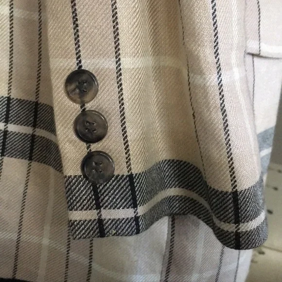 🦋HP🦋Linda Allard for Ellen Tracy Plaid Blazer